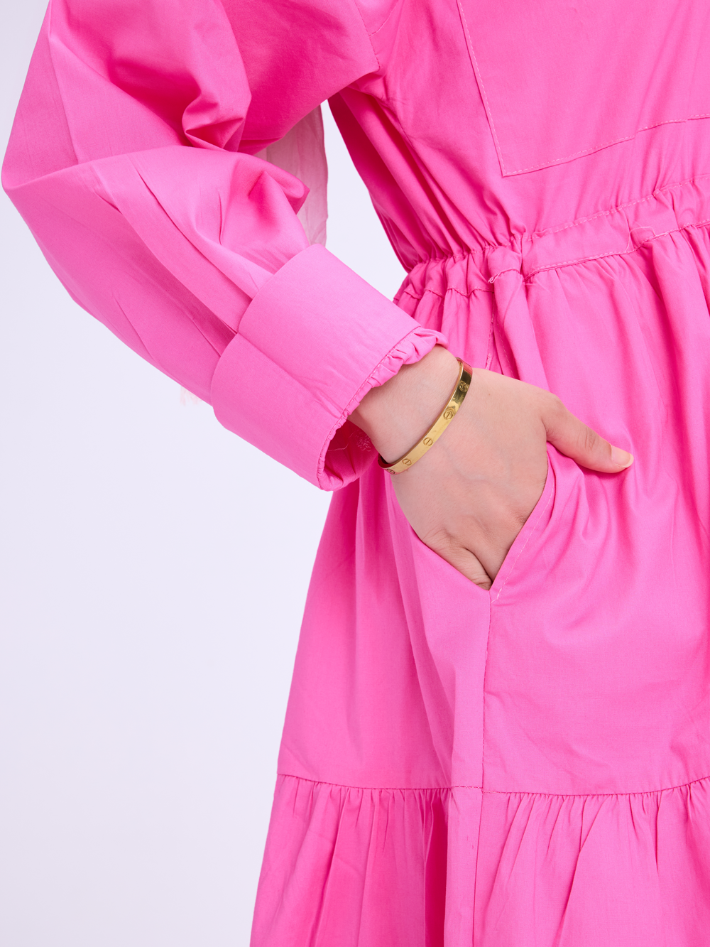 Shirt Fuchsia Dress