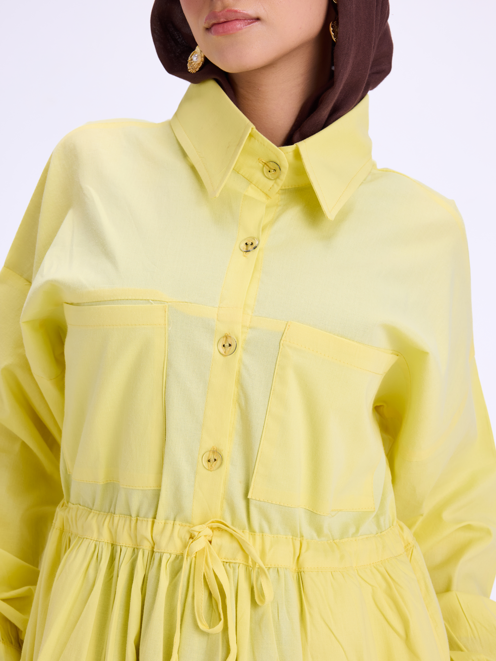 Shirt Yellow Dress